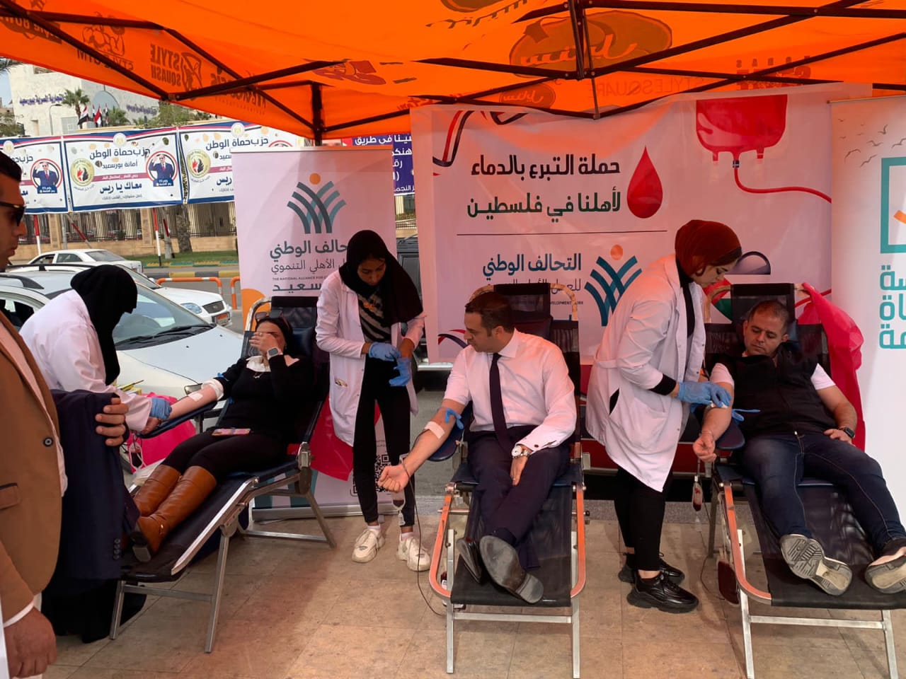 انطلاق فاعليات حملة التحالف الوطني للتبرع بالدم لأهالي غزة ببورسعيد
 منذ أقل من 5 دقائق