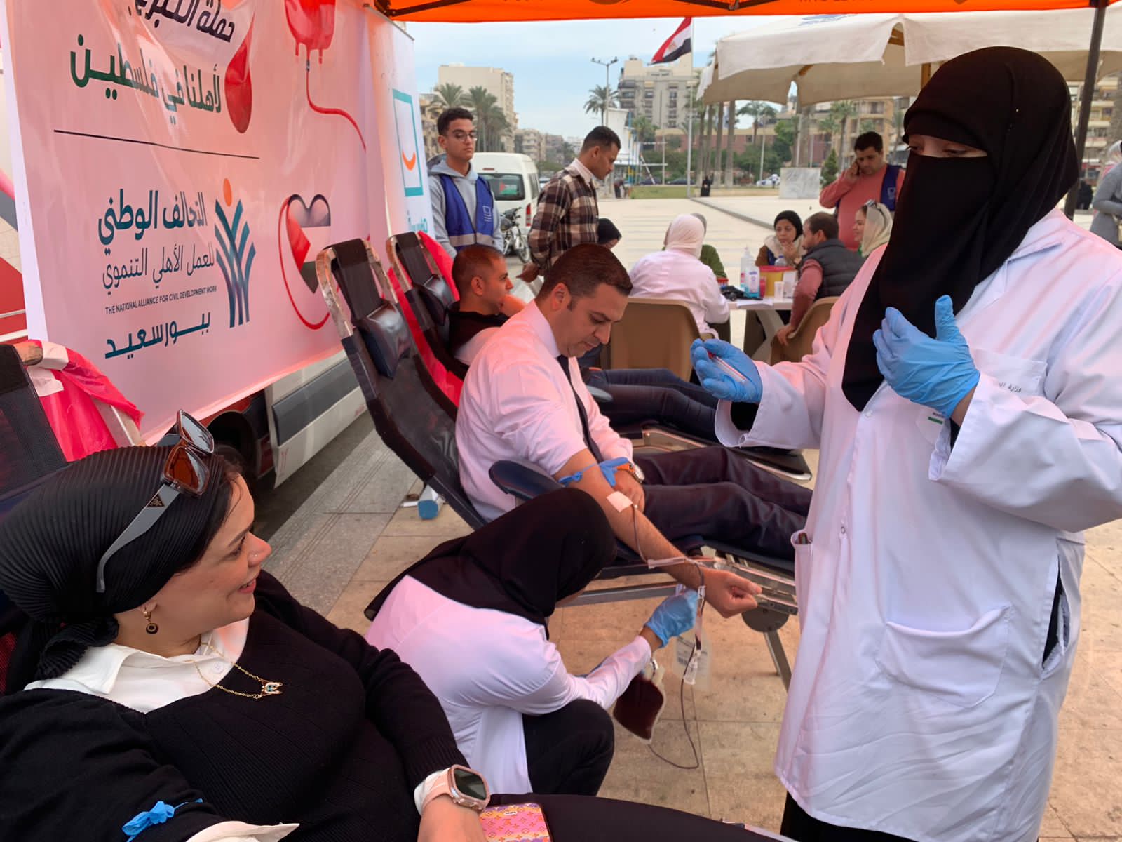 انطلاق فاعليات حملة التحالف الوطني للتبرع بالدم لأهالي غزة ببورسعيد
 منذ أقل من 5 دقائق